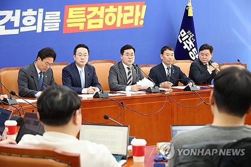 박찬대 원내대표 기자간담회