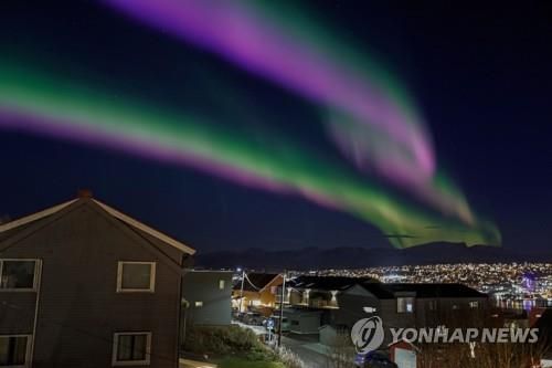 노르웨이에서 관찰된 오로라
