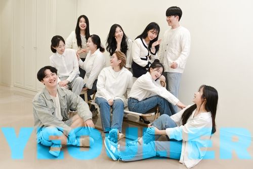 여유리에 단체사진