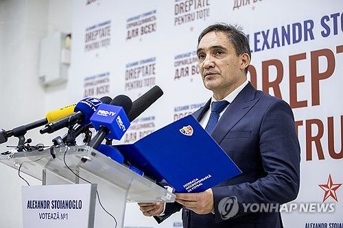 몰도바 대선 친러시아 후보 알렉산드르 스토야노글로