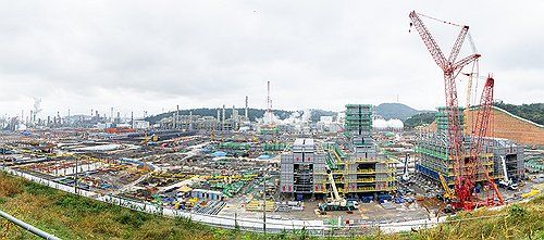 에쓰오일 '샤힌 프로젝트' 공사 현장