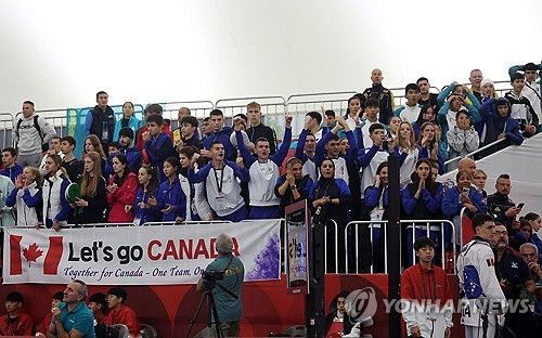 춘천 2024 세계태권도주니어선수권대회 '응원 열기'