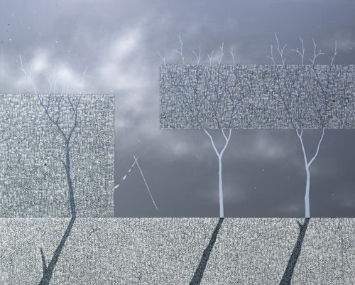 박진흥, 드리워진 나날들, 130x162cm, Oil on Canvas, 2024[갤러리 반디트라소 제공. 재판매 및 DB 금지]