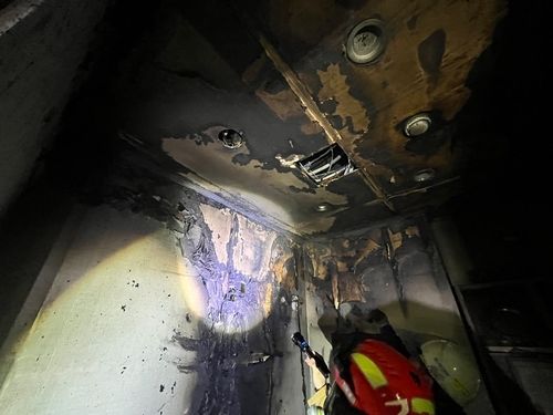 화재가 난 한방병원 1층 사무실