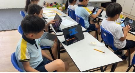 시청자미디어재단의 해외 거주 청소년 미디어 리터러시 교육 모습