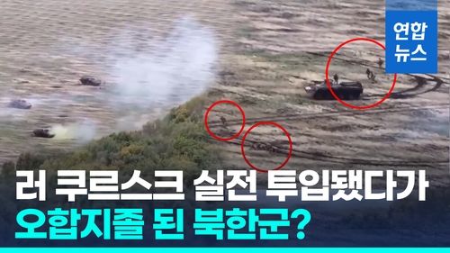 [영상] "우왕좌왕 북한군" 영상 공개…"북한군, 쿠르스크서 공격받아" - 2