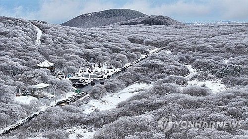 지금 한라산은 겨울왕국
