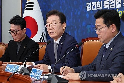 발언하는 이재명 대표