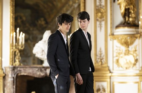 바이올리니스트 테오팀 랑글루아 드스와르트(왼쪽)와 하프시코디스트 쥐스탱 테일러.[예술의전당 제공. 재판매 및 DB 금지]