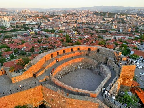 석양의 앙카라성 [사진/성연재 기자] 