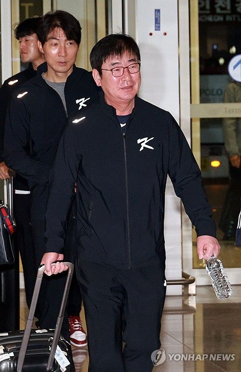 대만으로 향하는 류중일 감독