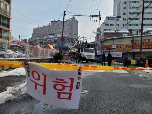 통제된 의왕 도깨비시장 