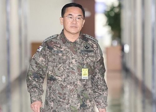 국회 정보위 출석하는 여인형 전 방첩사령관