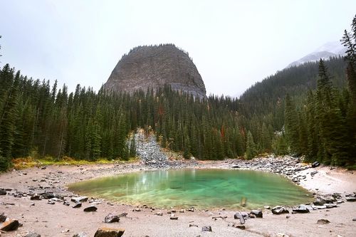 미러 호수와 빅비하이브 [사진/조보희 기자]