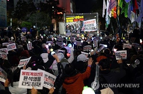 제주 연일 탄핵 촉구 집회