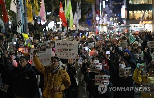 제주 연일 탄핵 촉구 집회