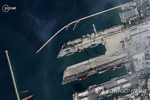 시리아 타르투스에 있는 러시아군의 지중해 해군기지