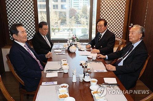 '3월회' 모임 참석한 야권 원로들