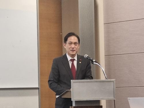 축사하는 김태규 방통위원장 직무대행