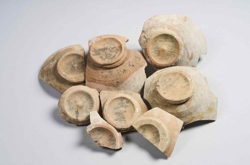 '용왕(龍王)'명 묵서가 쓰인 백자