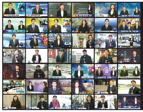 2008·2012년 블랙 시위를 벌이는 YTN·SBS·OBS 언론인들