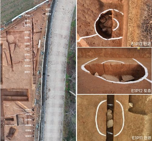 동편의 나무 기둥 유구