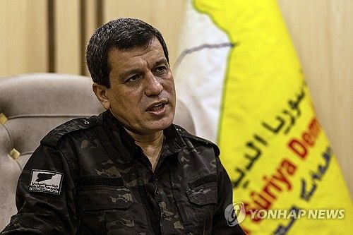 시리아 쿠르드반군 SDF 사령관 마즐룸 아브디(코바니)