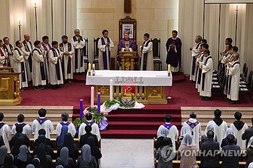 제주서 '윤석열 탄핵' 천주교 시국미사