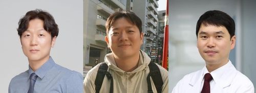 가천대 한의학과 김창업 교수·김준동 박사과정생·부산대 김지환 교수(좌측부터)