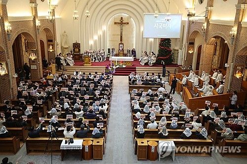 제주서 '윤석열 탄핵' 천주교 시국미사