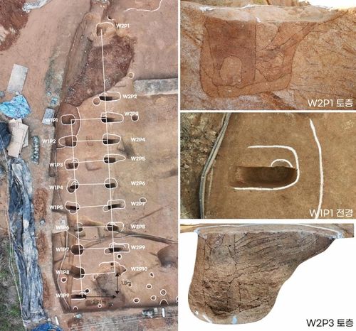 서편의 나무 기둥 유구