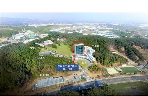 천연물 소재 산업화 혁신센터 신축 위치도