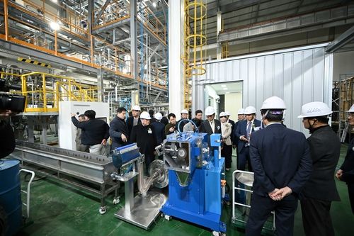 부산테크노파크에 설치된 나일론 원료 생산 시설