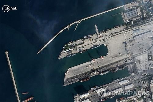 시리아 타르투스에 있는 러시아군의 지중해 해군기지