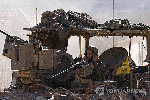 완충지대 전개하는 이스라엘군