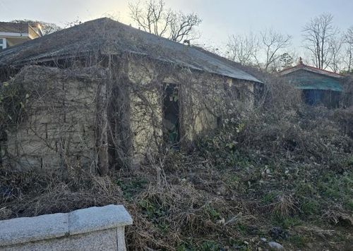 백령도에 방치된 빈집