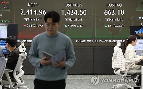코스피 약보합 출발, 코스닥은 상승