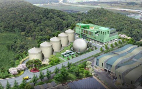 부산시 바이오가스화 생산시설 조감도