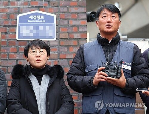 발언하는 양경수 위원장