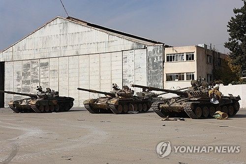 시리아 정부군 탱크