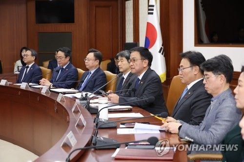 긴급경제관계장관회의 주재하는 최상목 부총리