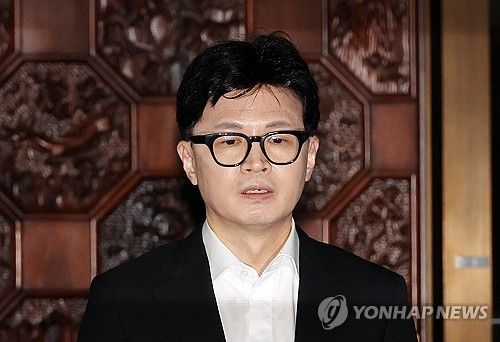 답하는 한동훈 대표