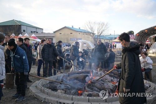 겨울감성 가득한 논산 양촌곶감축제