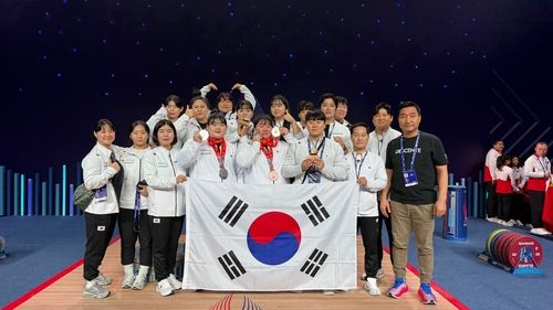 2024 세계역도선수권에 출전한 한국 역도 선수들