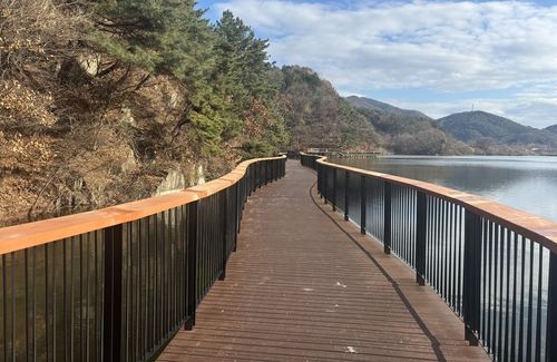 전주 아중호수 수변산책로