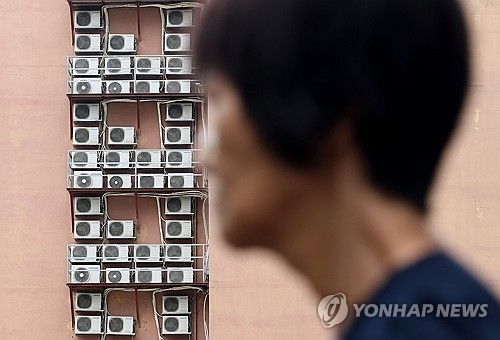 에어컨 실외기. [연합뉴스 자료사진]