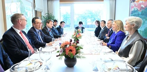 조태열 외교장관, G7·EU 주한대사들과 오찬