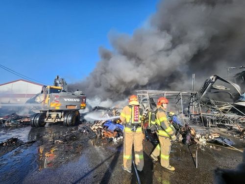 포천 섬유공장 화재