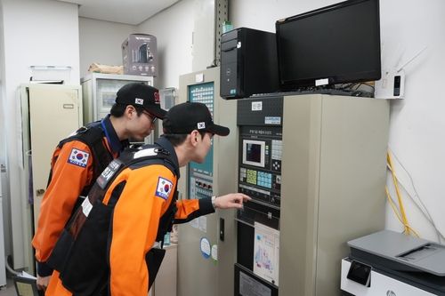 소방펌프 정상 작동 여부 확인하는 서울소방