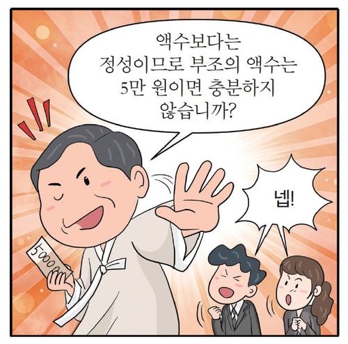 부의금에 관한 성균관유도회의 제안